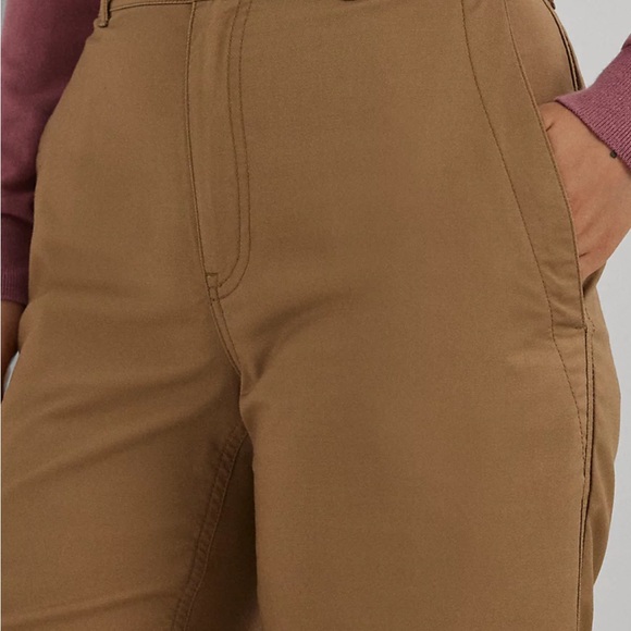 Ralph Lauren, Lauren Jeans Co. LRL, 16 100% Cotton, Canvas Wide-Leg Pant, HoneyT - Picture 3 of 13